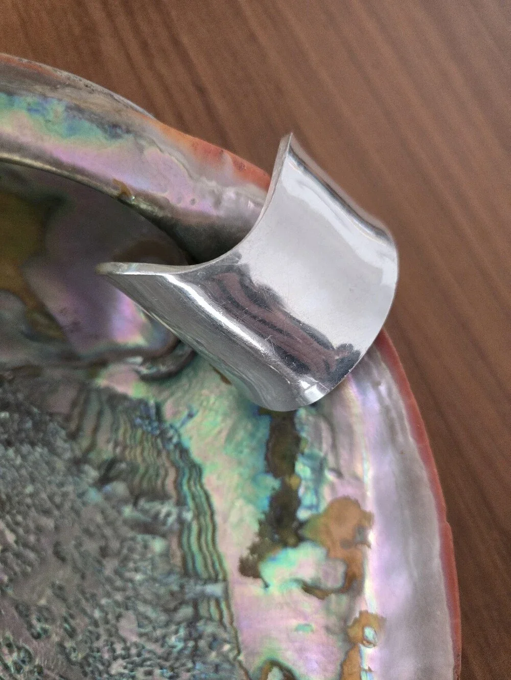 Sculpted Silver Cuff